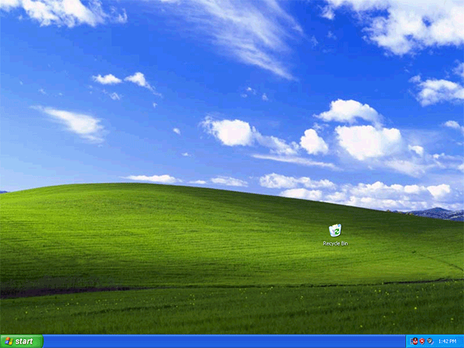 Screenshot of Windows XP