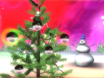 Screenshot of 3D Space Christmas