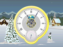 Screenshot of Christmas Clock
