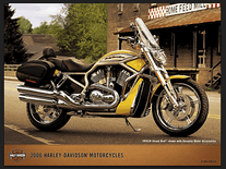 Screenshot of Harley Davidson Motorcycles