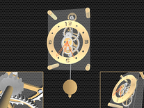 Screenshot of Pendulum Clock 3D