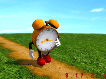 Screenshot of Running Clock 3D