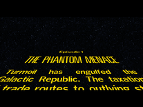 Screenshot of Star Wars Scroll