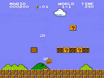 Screenshot of Super Mario Bros