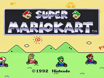 Screenshot of Super Mario Kart