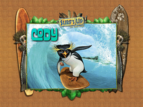 Screenshot of Surf's Up Video Game