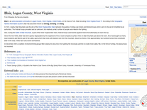 Screenshot of Wikipedia