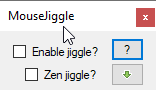 Mouse Jiggler window