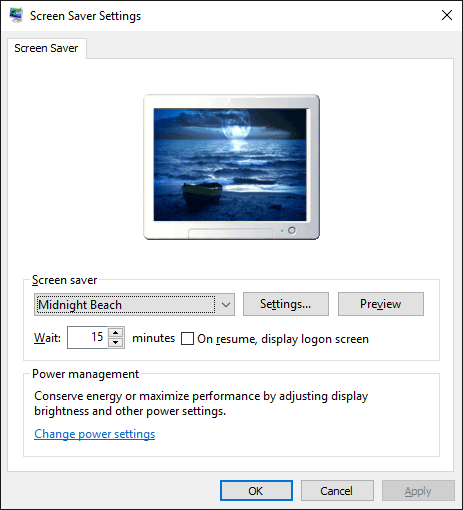 how to install screensavers on win10