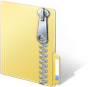 Icon of a ZIP file