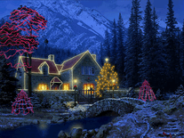 Small screenshot 2 of 3D Christmas Cottage