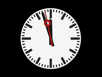 Screenshot of Analog DIN Clock