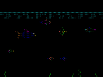 Screenshot of Asciiquarium 1.3