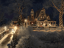 Small screenshot 2 of Christmas Cottage 3D