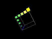 Screenshot of COLORCUBE: Snake