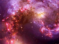 Screenshot of Colorful Nebula Space Flight