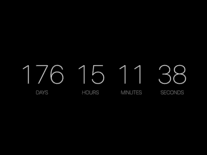 Create countdown timer screen saver - Finalhit