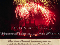Screenshot of Declaration of Independence