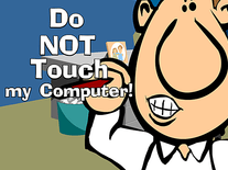 Screenshot of Don't Touch My Computer