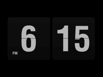 Screenshot of FlipIt Flip Clock