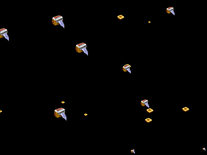 Screenshot of Flying Toasters Replica