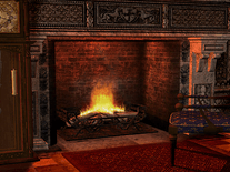 Screenshot of Gothic Fireplace