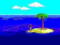 Screenshot of Johnny Castaway