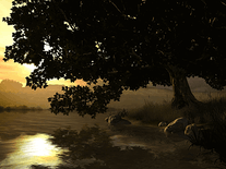 Screenshot of Lake Tree 3D