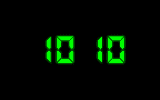 Digital Clock Screensaver for Windows - Screensavers Planet