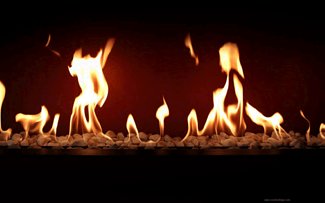 Amazing Screensavers for Windows 10 2 fireplace 1
