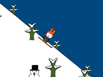 Screenshot of Miffy Skiing