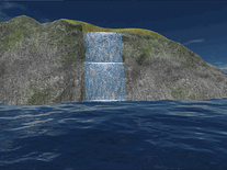 Small screenshot 2 of Mountain Lake Waterfall