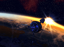 Screenshot of Orbital Sunset 3D