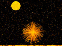 Screenshot of Particle Fire!