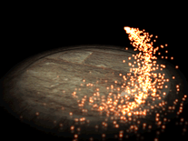 Screenshot of Particle Fountain