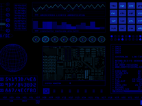 Small screenshot 1 of Retro Sci-Fi Blue Edition