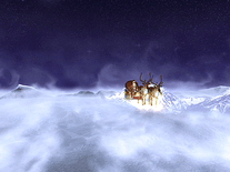 Screenshot of Santa's Flight 3D