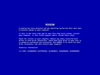 Screenshot of Simple BSOD