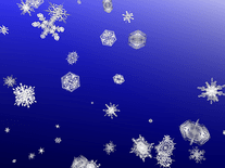 Screenshot of SnowFall 3D