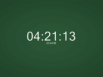 Screenshot of Win32 Color Clock