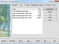Small screenshot 2 of Easy Screen Saver WorkShop