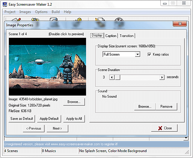 Easy Screensaver Maker for Windows - Screensavers Planet