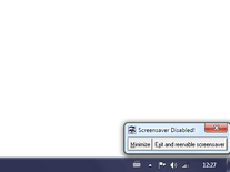 Small screenshot 1 of Screensaver Disabled!